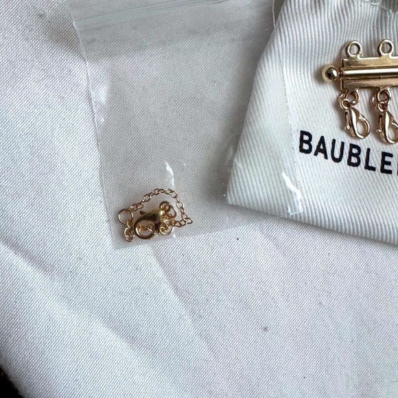 ✨Innovative BaubleBar Build Your Own Necklace Clasp + 2" & 4" Necklace Extender✨ - Picture 13 of 16